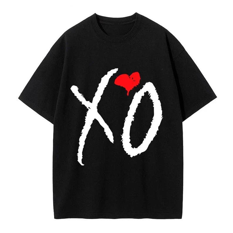 The Weeknd Xo Logo Kiss Land T-Shirt, Music Merch Concert Fan Apparel, Fan Gift